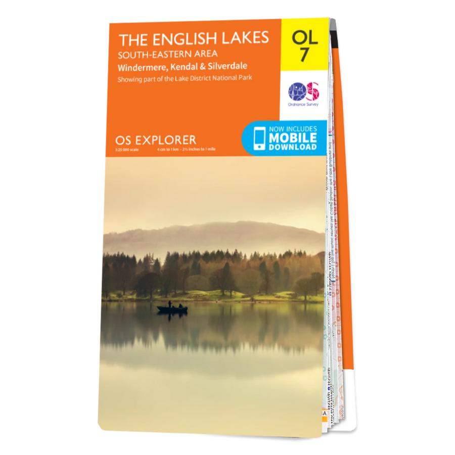 Ordnance Survey U.K. Explorer OL7 - The Lake District: South-eastern area 1:25,000 - Great Outdoors Ireland