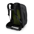 Osprey Farpoint 40 Travel Pack back view, Tunnel Vision Grey