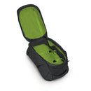 Osprey Farpoint 40 Travel Pack inner organisation detail, Tunnel Vision Grey