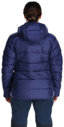 Rab Women's Neutrino Pro Down Jacket back view, Patriot Blue