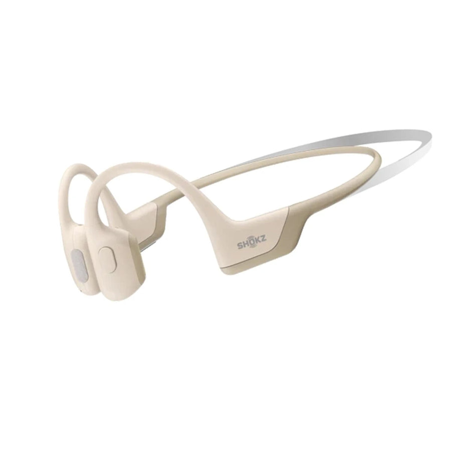 Shokz OpenRun Headphones Pro Mini - Beige - Great Outdoors Ireland