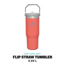 Stanley Classic IceFlow Flip Straw Tumbler - Guava - Great Outdoors Ireland