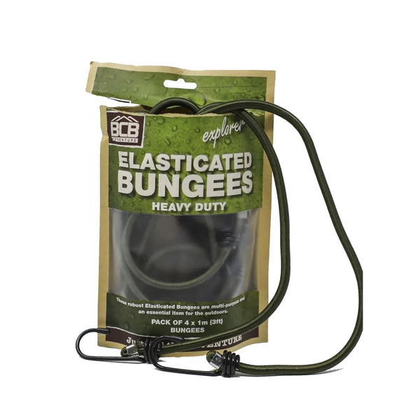 BCB Adventure Bungees x 4 - Olive - Great Outdoors Ireland