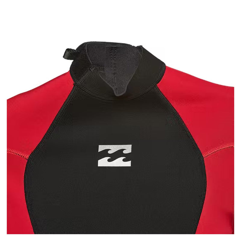 Billabong Intruder 3:2mm Back Zip Wetsuit - Red - Great Outdoors Ireland