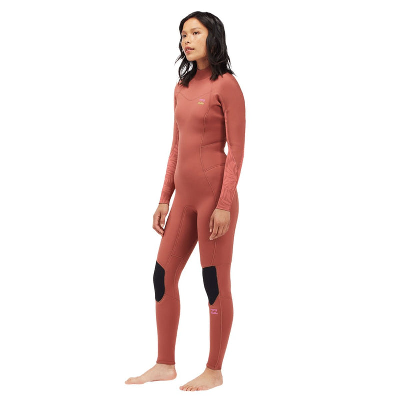 Billabong 3/2mm Synergy Back Zip Wetsuit - Red Clay - Great Outdoors Ireland