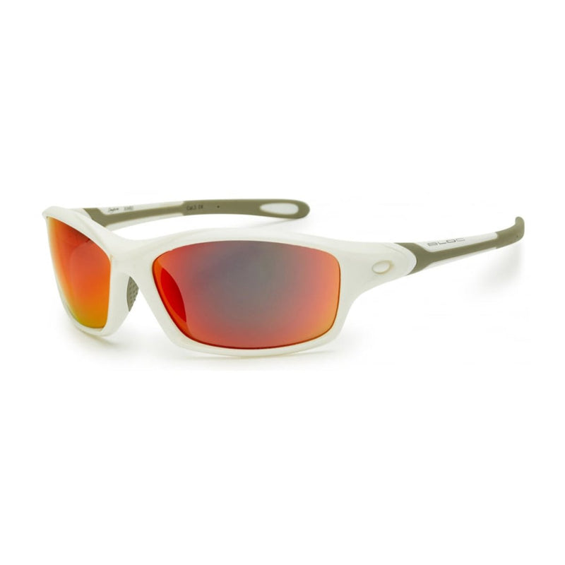Bloc Daytona - Shiny White/Red Mirror Sunglasses - Great Outdoors Ireland