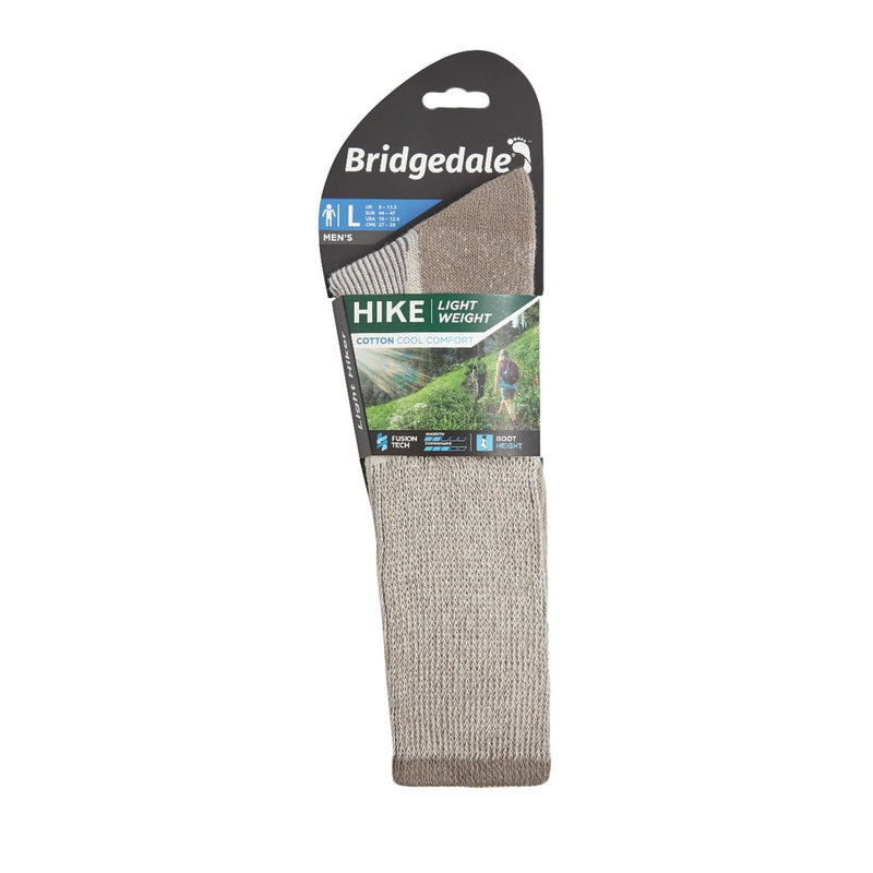 Bridgedale HIKE Lightweight Coolmax Comfort Boot - Sand - Great Outdoors Ireland