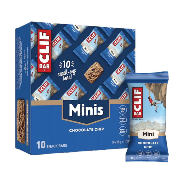 Clif Bar Chocolate Chip Mini Bar 10 Pack - Great Outdoors Ireland