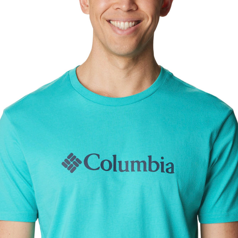 Columbia CSC Basic Logo™ Tee - Bright Aqua - Great Outdoors Ireland