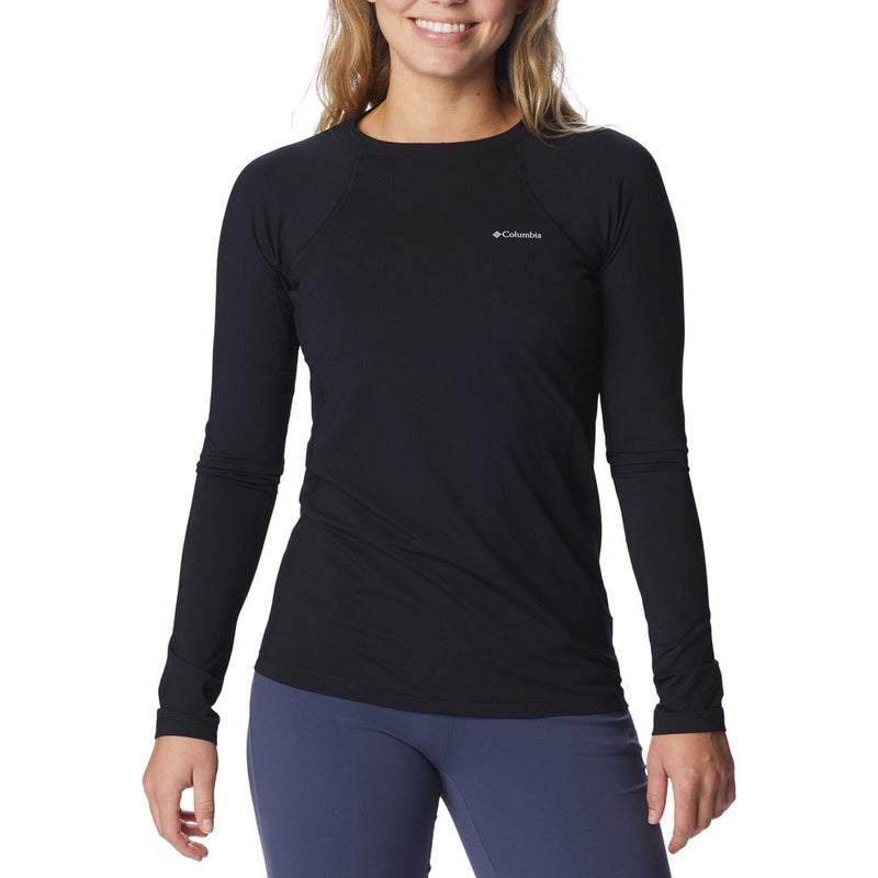 Columbia Midweight Stretch Long Sleeve Baselayer - Black - Great Outdoors Ireland