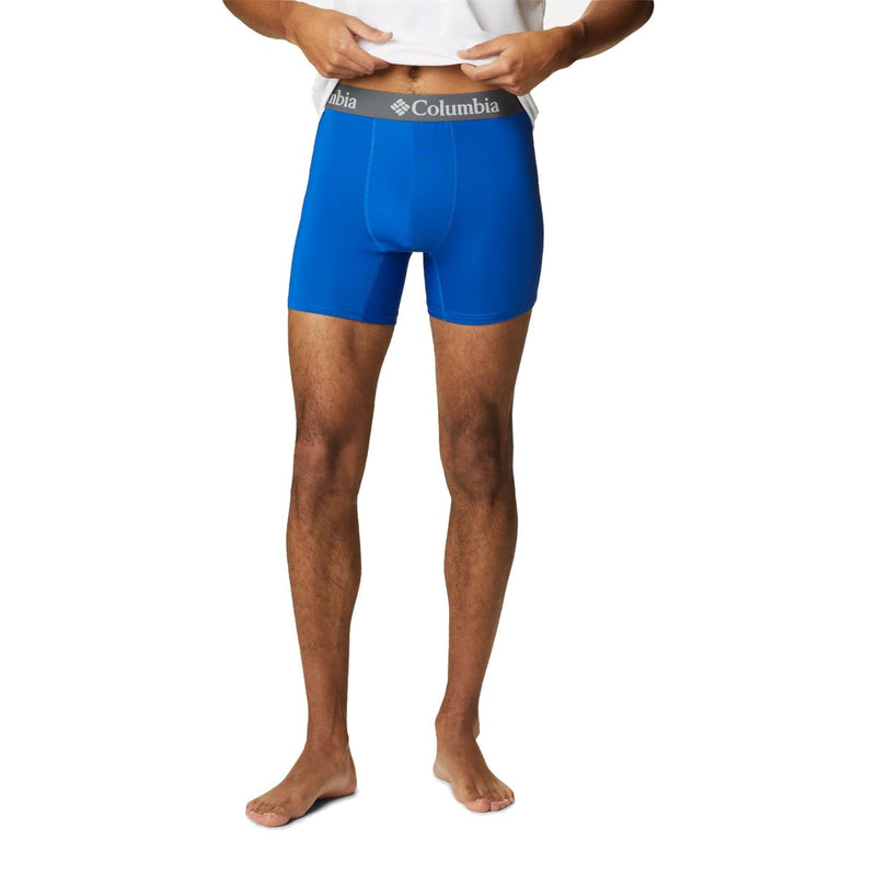 Columbia Poly Stretch Boxer Briefs - Triple Pack Azure/Azul/Columbia Navy - Great Outdoors Ireland