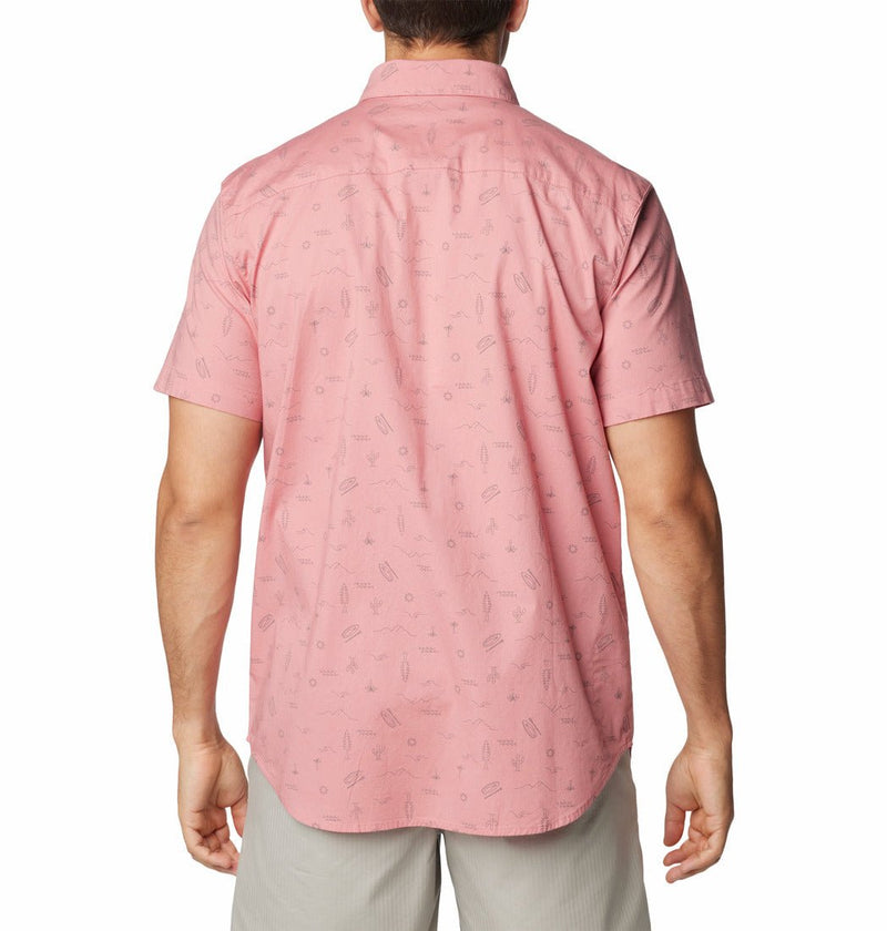 Columbia Rapid Rivers™ Printed Short Sleeve Shirt - Pink - Great Outdoors Ireland