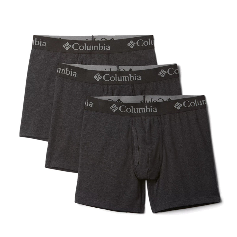 Columbia Tri Blend Boxer Briefs - Triple Pack Black - Great Outdoors Ireland