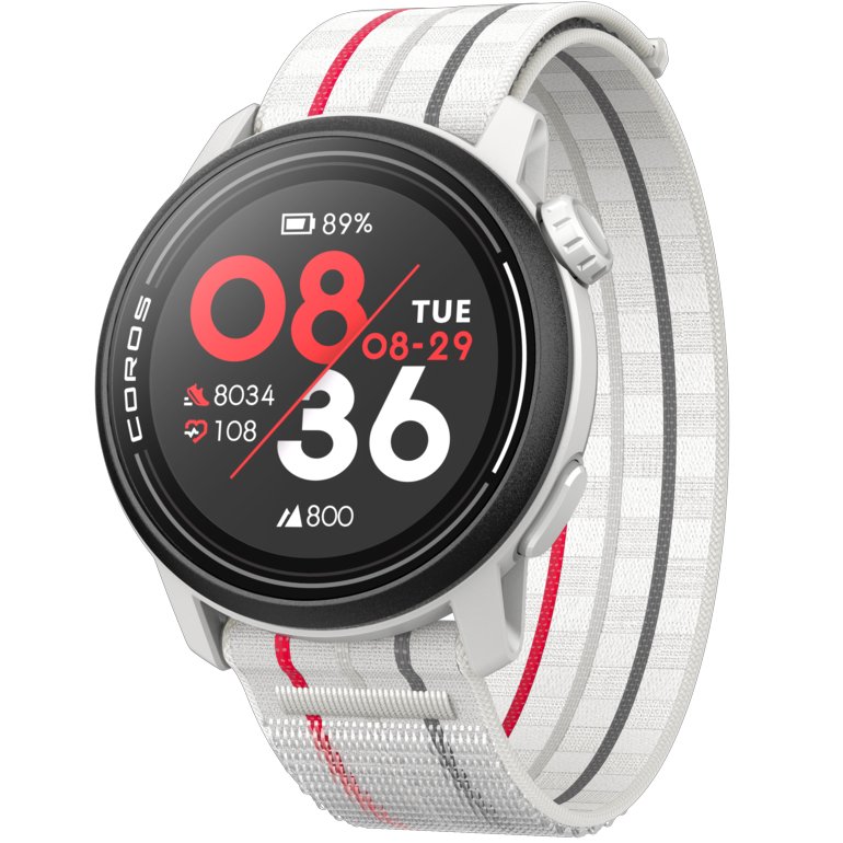 Coros PACE 3 GPS Sport Watch - White Nylon Band - Great Outdoors Ireland