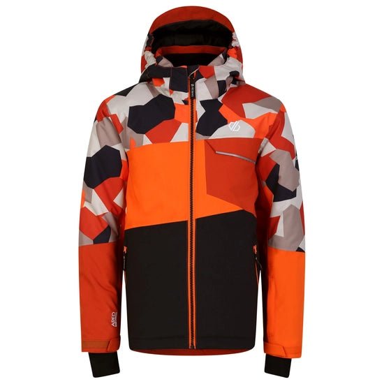 Dare 2b Traverse Ski Jacket - Orange Geo Camo - Great Outdoors Ireland