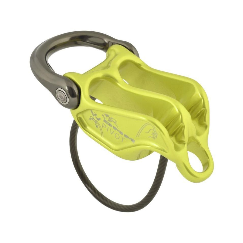 DMM Pivot Belay Device - Lime - Great Outdoors Ireland
