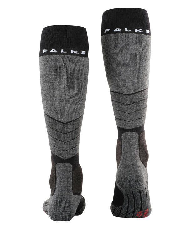 Falke SK2 Intermediate Wool Ski Socks - Black - Great Outdoors Ireland