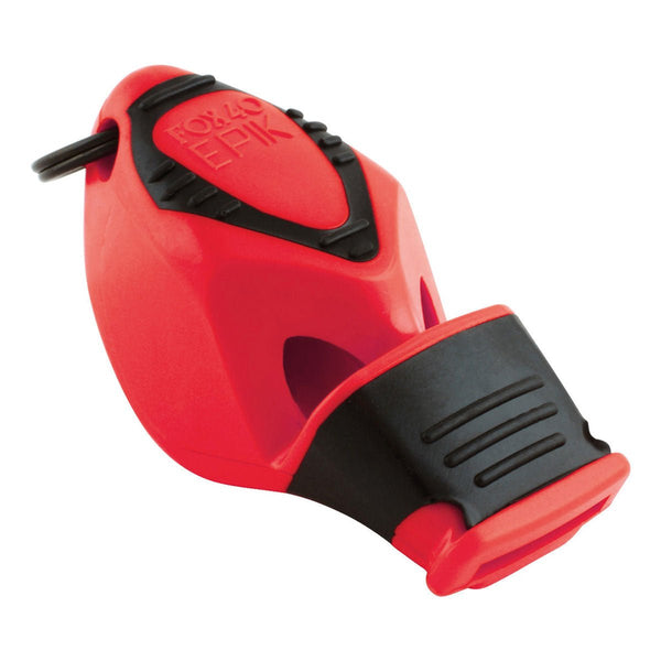 Fox 40 Epik CMG Safety Whistle and Strap - Red - Great Outdoors Ireland