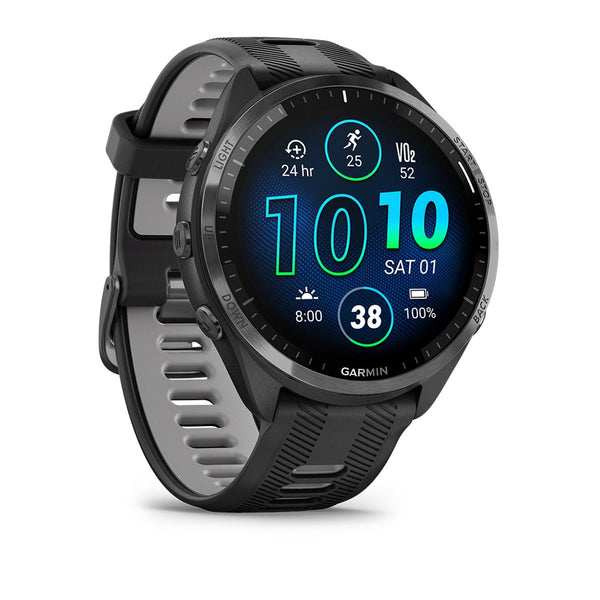 TRAIN BRILLIANTLY WITH GARMIN'S BRIGHTEST RUNNING SMARTWATCH EVER The Forerunner® 965 is a premium multisport GPS smartwatch designed for athletes and fitness enthusiasts who demand the best from their training equipment. 