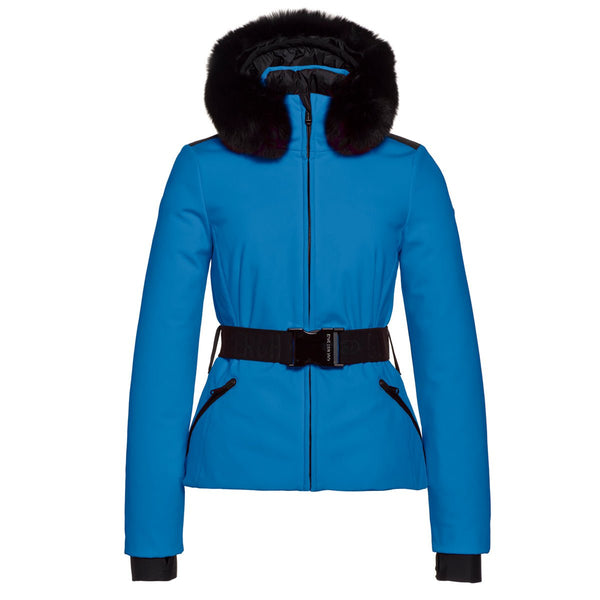 Goldbergh Hida Faux Border Ski Jacket - Electric Blue - Great Outdoors Ireland