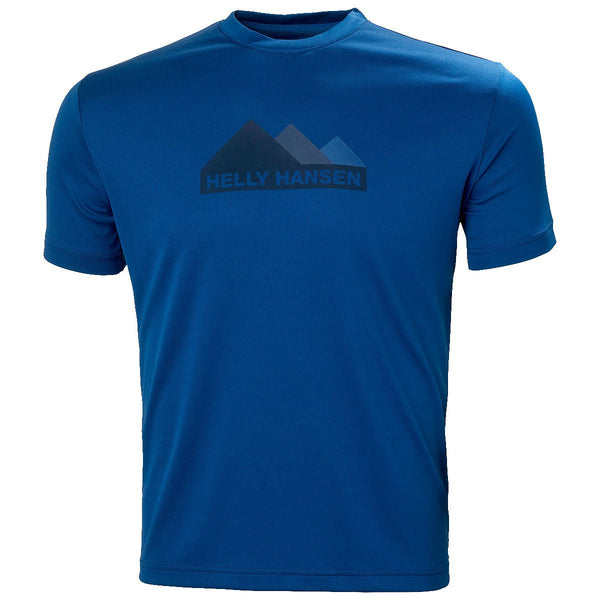 Helly Hansen Technical Graphic T-Shirt - Blue - Great Outdoors Ireland