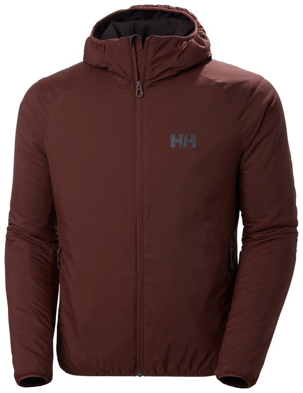 Helly Hansen Verglas Hooded Insulator Jacket - Hickory - Great Outdoors Ireland