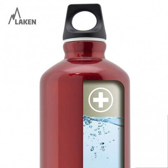 Laken Futura Aluminium Bottle 1L - Red - Great Outdoors Ireland