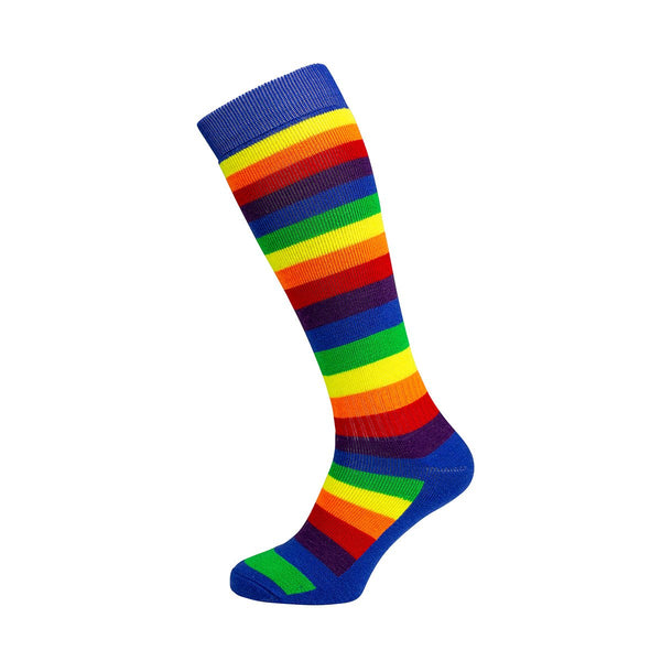 Manbi Performance Pattern Sock - Rainbow Blue - Great Outdoors Ireland