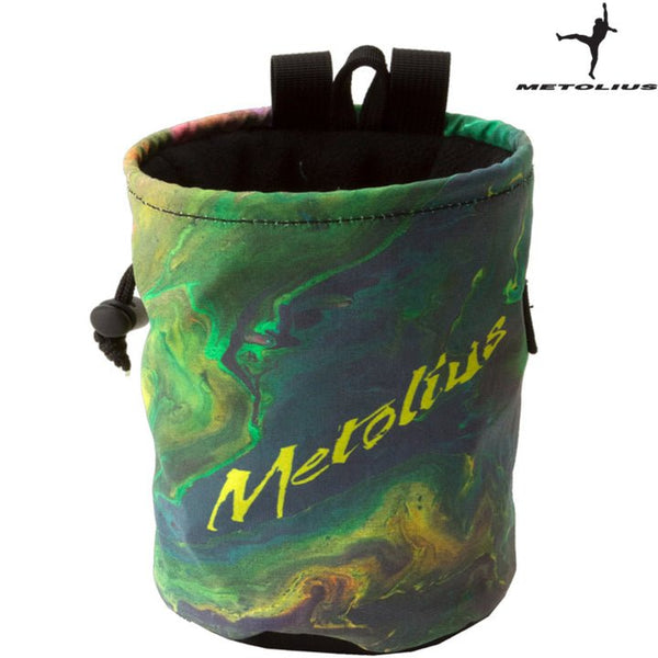 Metolius Marble Print Comp Chalk Bag - Green - Great Outdoors Ireland