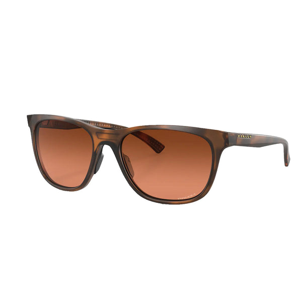 Oakley Leadline Matt Brown Tortoise Brown Gradient Sunglasses