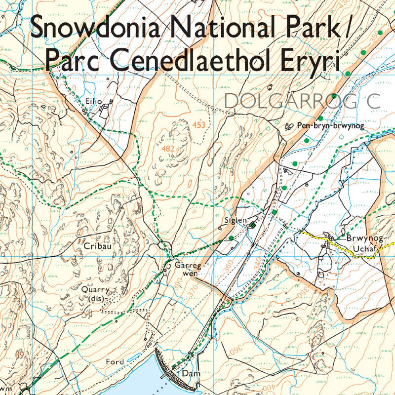 Ordnance Survey U.K. Explorer OL17 - Map of Snowdon 1:25,000 - Great Outdoors Ireland