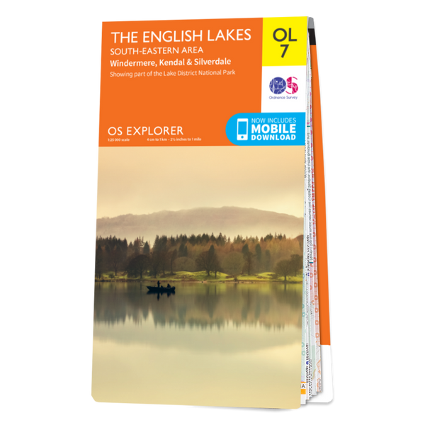 Ordnance Survey U.K. Explorer OL7 - The Lake District: South-eastern area 1:25,000 - Great Outdoors Ireland
