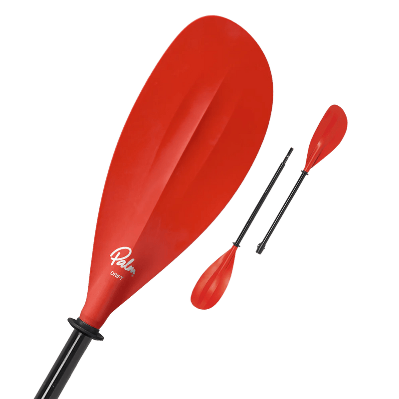 Palm Equipment Drift Pro 2-Piece Paddle - Red 215cm-220cm - Great Outdoors Ireland