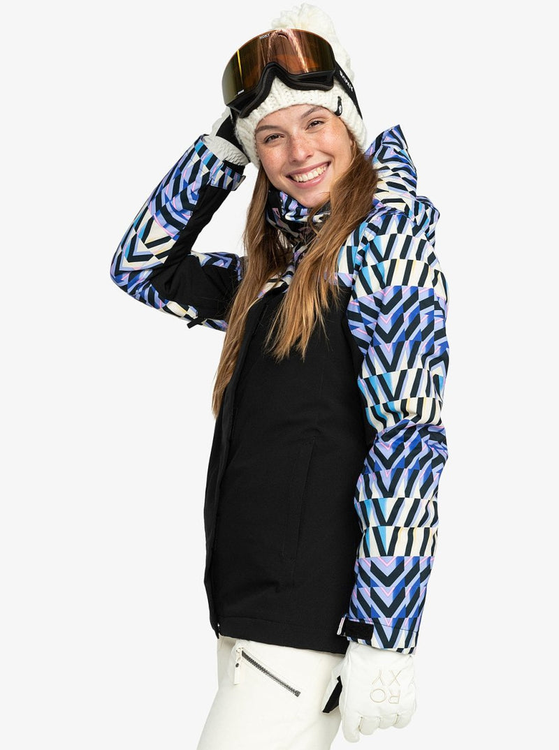 Roxy Galaxy Ski Jacket - Parchment Monique - Great Outdoors Ireland