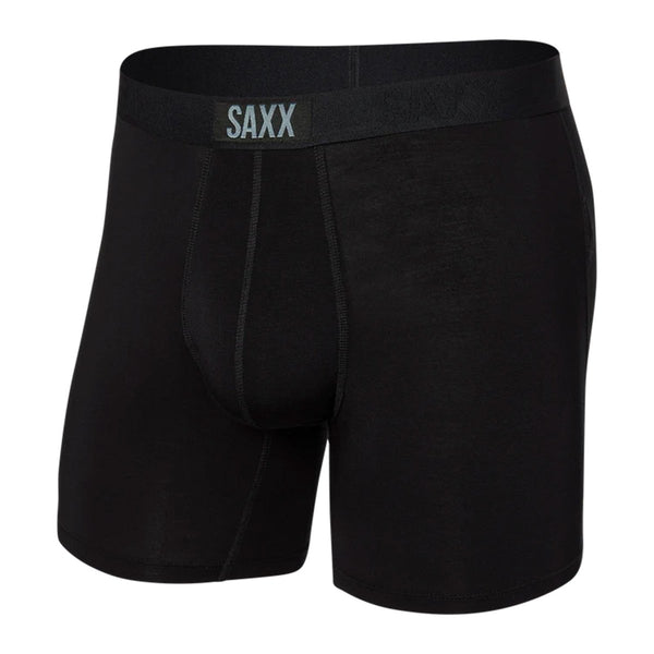 Saxx Vibe Boxer Brief - Black - Great Outdoors Ireland
