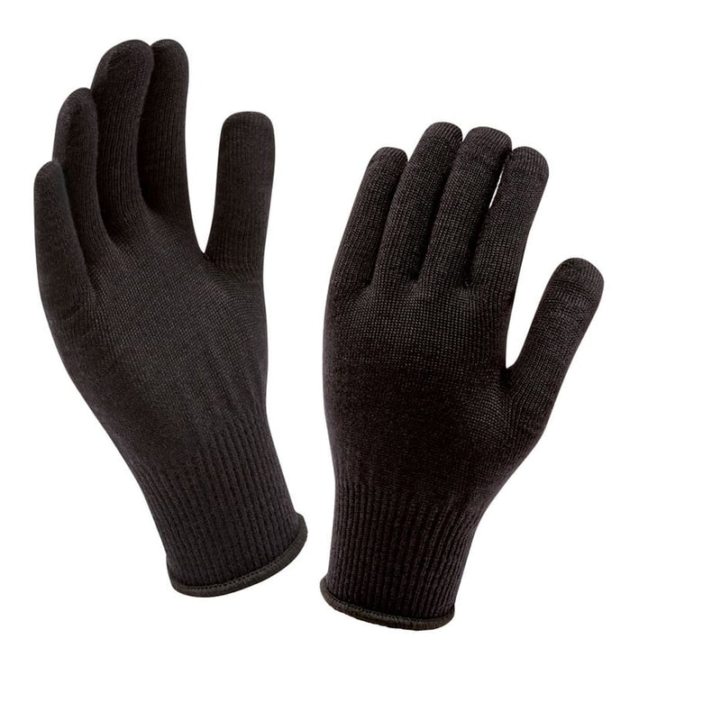 SealSkinz Stody Solo Merino Glove - Black - Great Outdoors Ireland