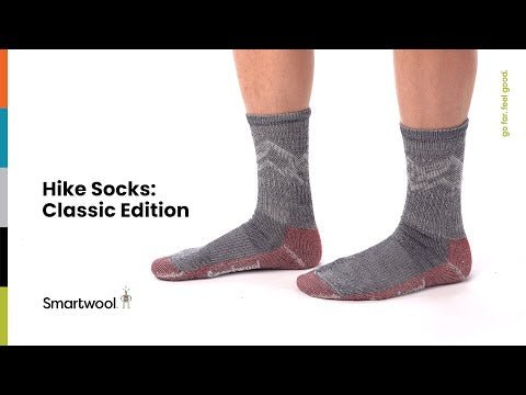 Smartwool Hike Classic Edition Light Cushion Solid Crew Socks - Great Outdoors Ireland