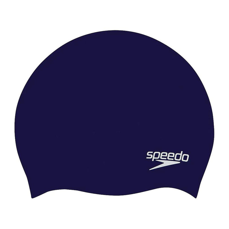 Speedo Junior Moulded Silicone Swim Cap - Navy - Great Outdoors Ireland
