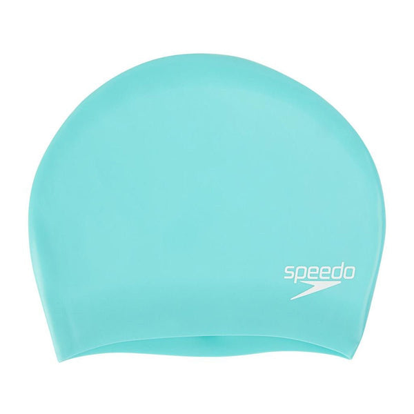 Speedo Long Hair Silicone Swim Cap - Green - Great Outdoors Ireland