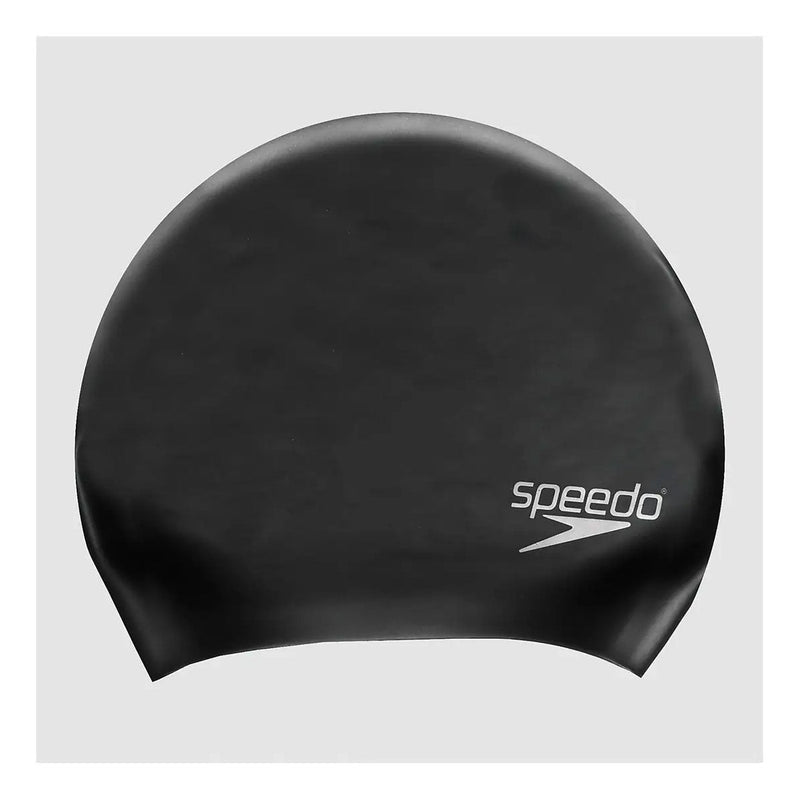 Speedo Long Hair Swim Cap - Black - Great Outdoors Ireland