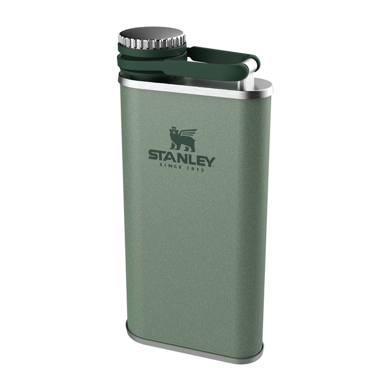 Stanley Classic Easy Fill Wide Mouth Flask 0.23L Hammertone Green - Great Outdoors Ireland