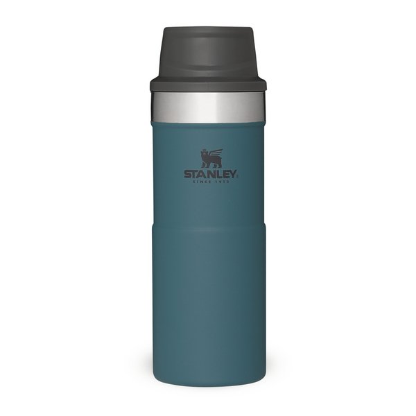 Stanley Classic Trigger Action Travel Mug | 0.35L - Lagoon - Great Outdoors Ireland