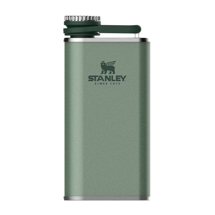 Stanley Easy Fill Wide Mouth Flask 0.23L Hammertone Green - Great Outdoors Ireland