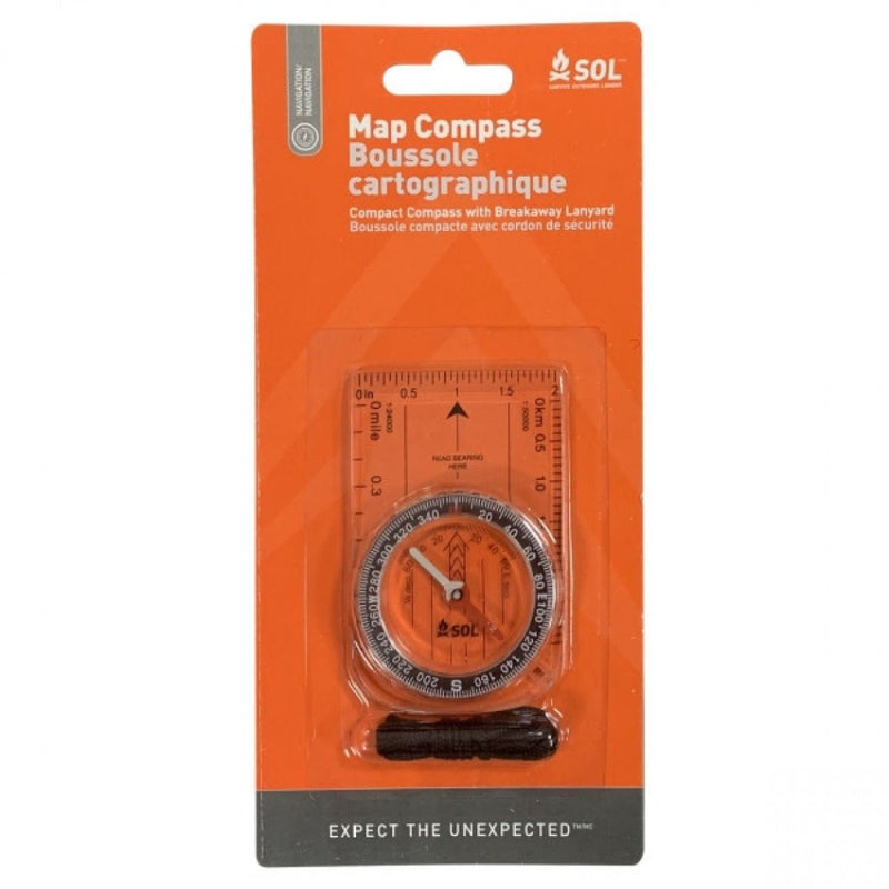 Survive Outdoors Longer Map Compass - Great Outdoors Ireland
