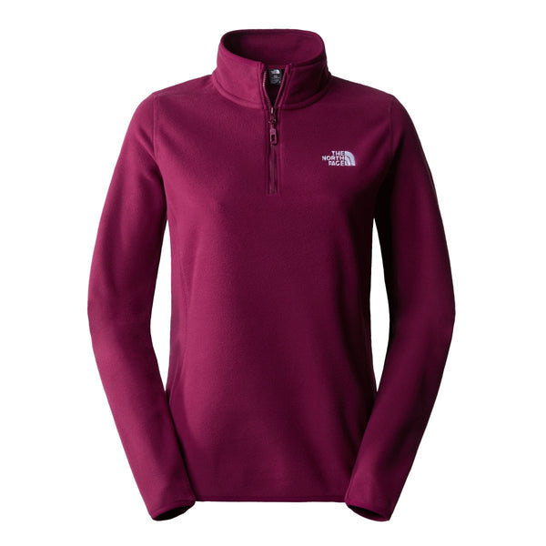 The North Face 100 Glacier 1/4 Zip - Boysenberry - Great Outdoors Ireland