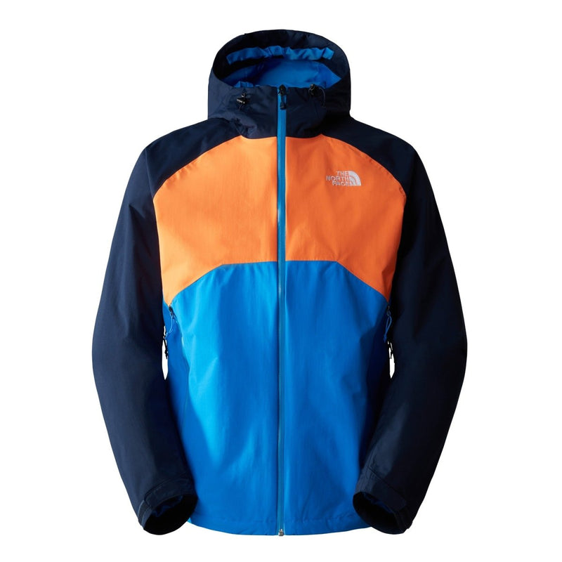 The North Face Stratos Jacket - Optic Blue/orange - Great Outdoors Ireland