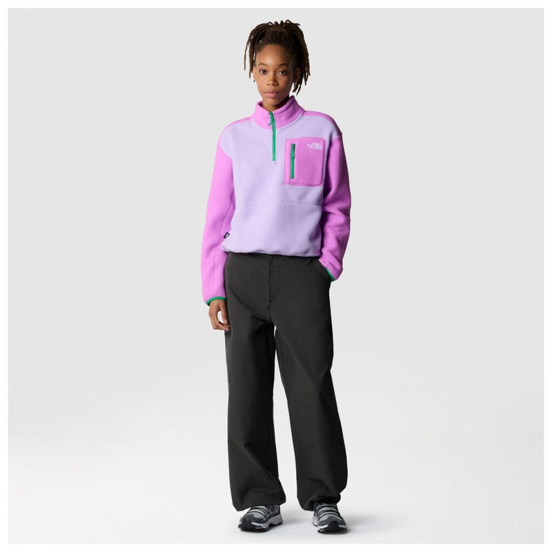 The North Face Yumiori 1/4 Zip Fleece - Lite Lilac - Great Outdoors Ireland