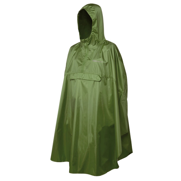 Trekmates Rove Poncho - Olive - Great Outdoors Ireland