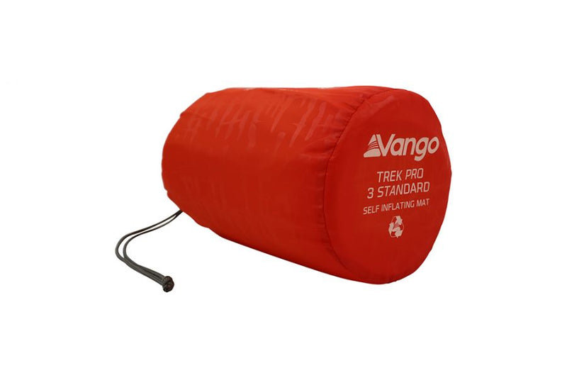 Vango Trek Pro 3 Standard Mat - Tango Red - Great Outdoors Ireland