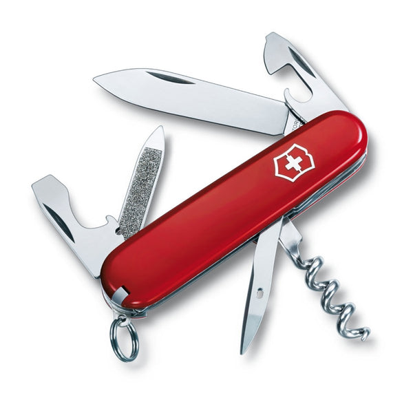 Victorinox Sportsman Pocket Knife - Red - Great Outdoors Ireland